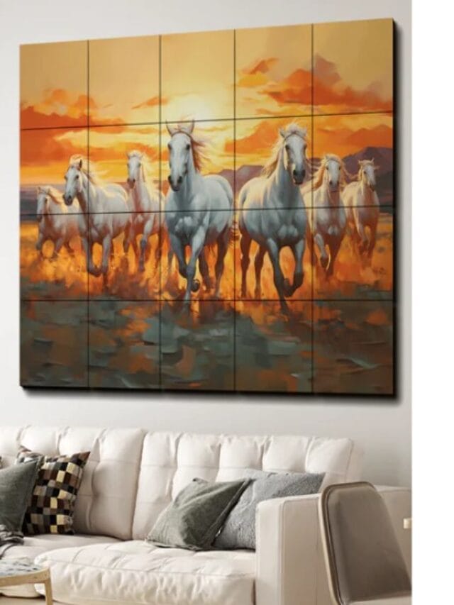 7 horse painting